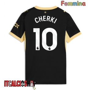 Manchester City Rayan Cherki #10 Seconda Maglia Femmina 2026-27 Manica Corta